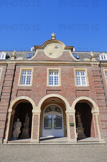 Sundial above the entrance