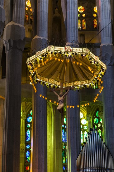 Interior of the Sagrada Familia