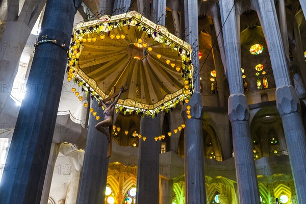 Interior of the Sagrada Familia