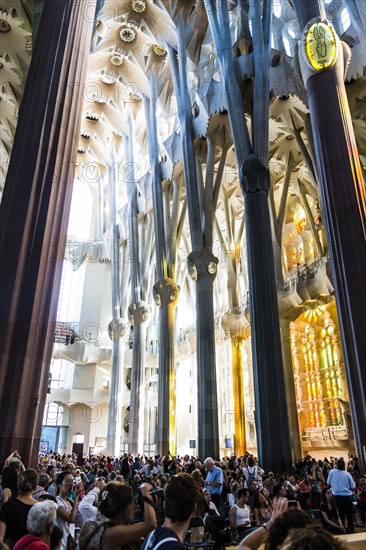 Interior of the Sagrada Familia