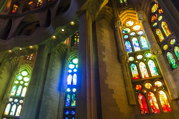 Interior of the Sagrada Familia