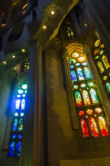 Interior of the Sagrada Familia