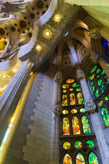 Interior of the Sagrada Familia