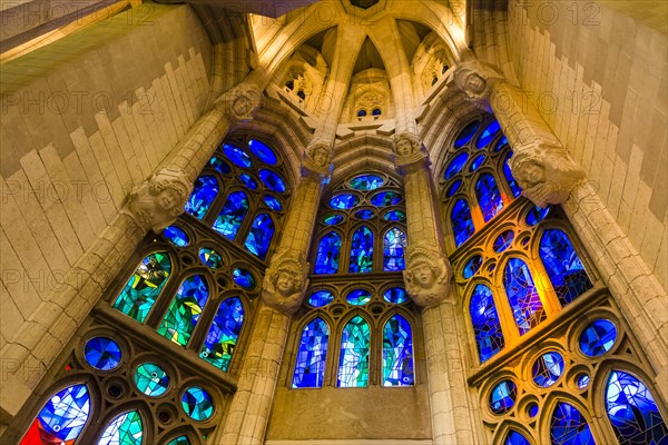 Interior of the Sagrada Familia