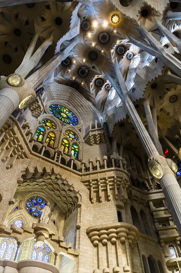 Interior of the Sagrada Familia