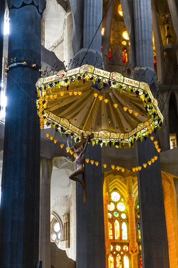 Interior of the Sagrada Familia