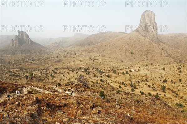 Volcanic landscape with the Kapsiki Peak