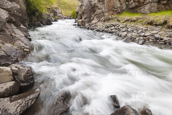 White water rapids on the Lagarfljot river