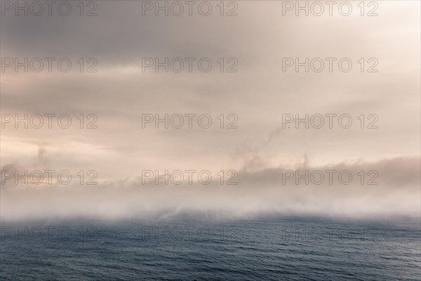 Sea fog over the Arctic Ocean