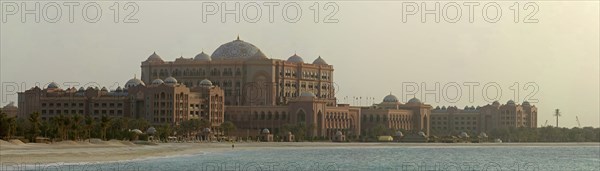 Emirates Palace Hotel and its beach