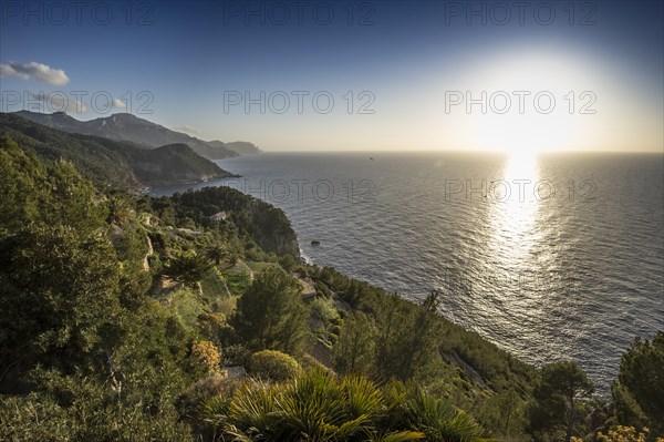 Coastal landscape with mountains