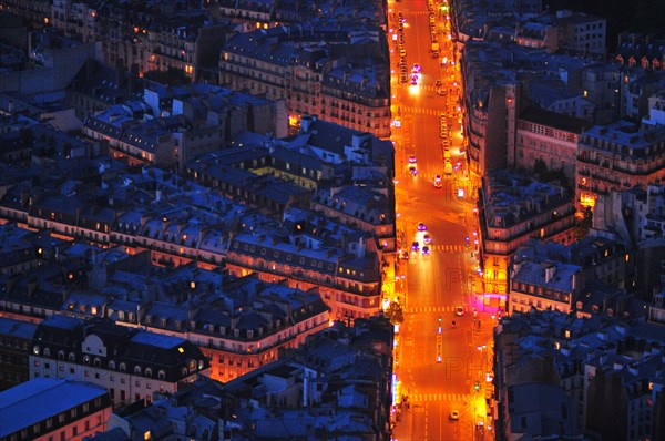 A Parisian boulevard at nightfall
