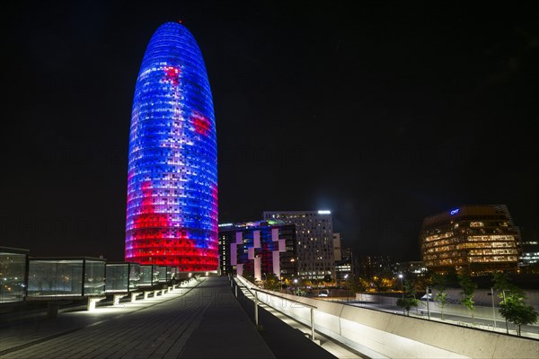 Torre Agbar skyscraper