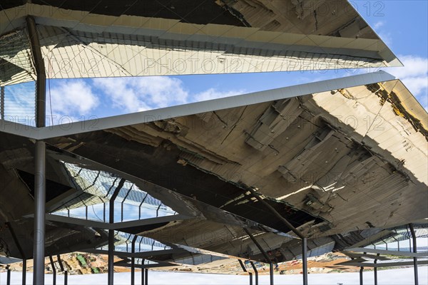 Roof of the Glories metro station