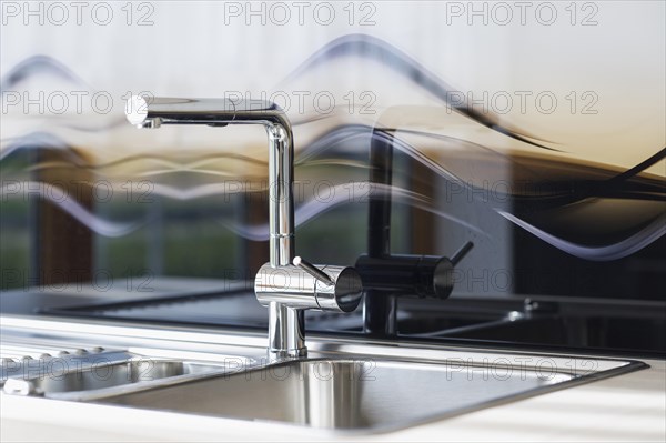 Modern sink in a kitchen