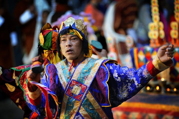 Monastery festival in Jakar Dzong fortress