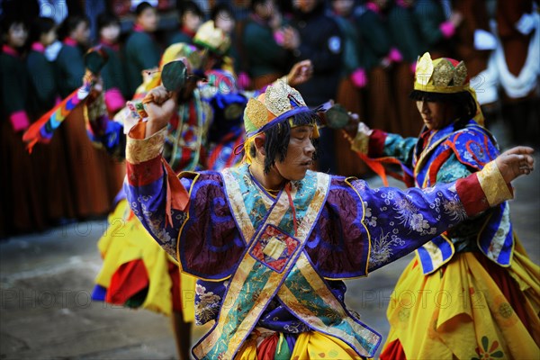 Monastery festival in Jakar Dzong fortress