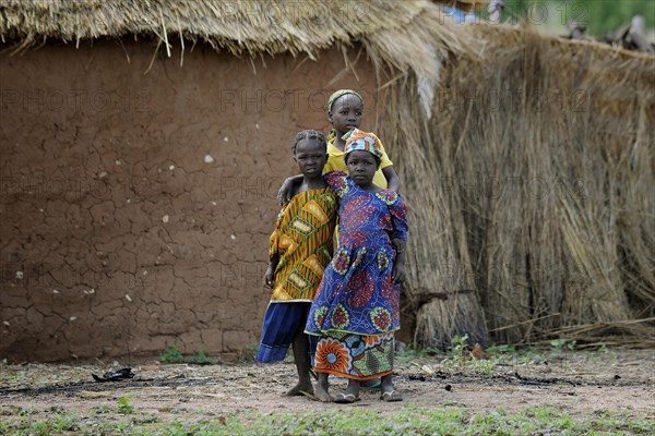 Girls in a village