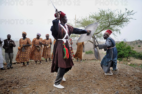 Folklore group presenting traditional music and dance