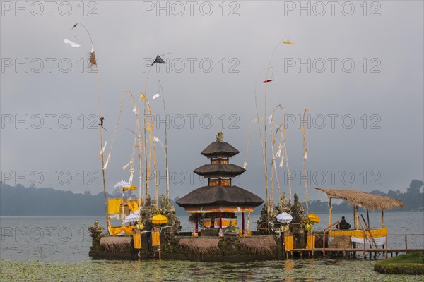 Pura Ulun Danu Bratan or Pura Bratan Water Temple on Lake Bratan