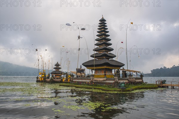 Pura Ulun Danu Bratan or Pura Bratan Water Temple on Lake Bratan