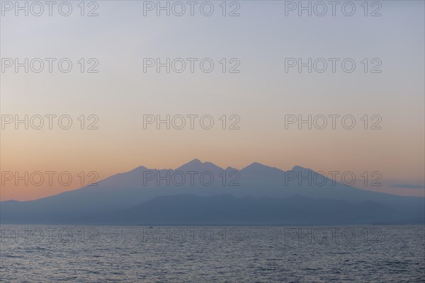 Coast and mountains of Lombok