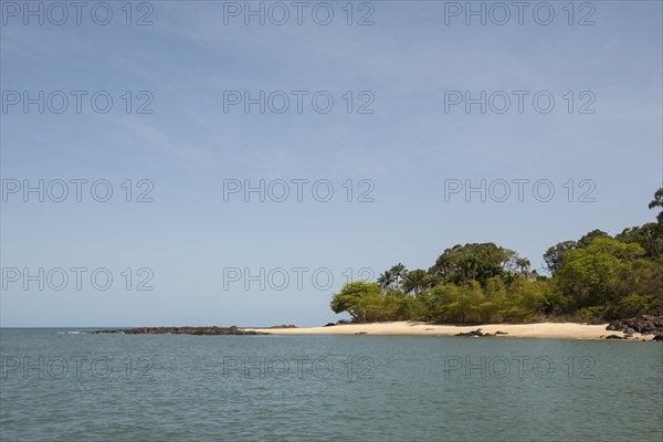 Empty beach of Mamah Beach