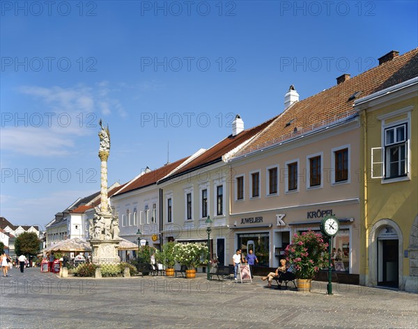 Plague column on the main street