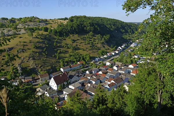 Townscape of Moernsheim in the Gailachtal valley