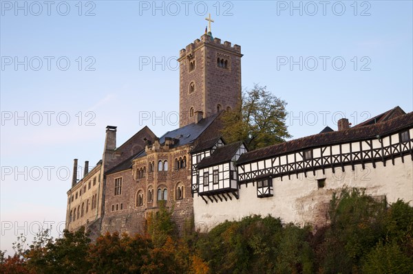 Wartburg Castle in the morning light