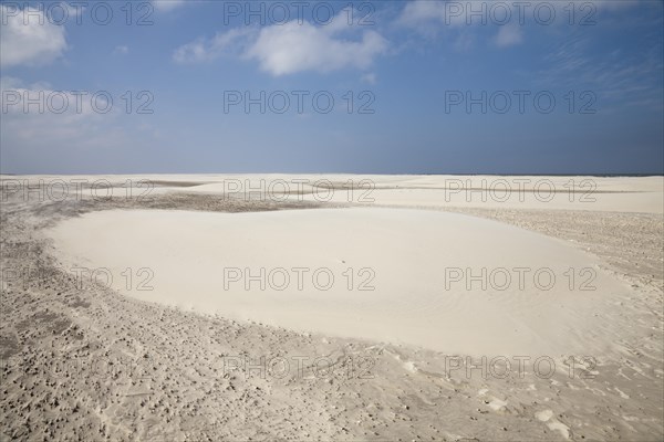 Sand dunes on Nordstrand beach