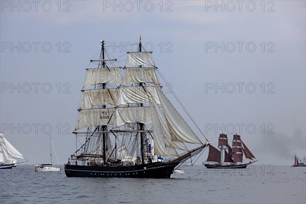 Brig Roald Amundsen at the Hanse Sail 2013