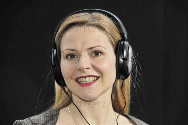 Young woman with headphones