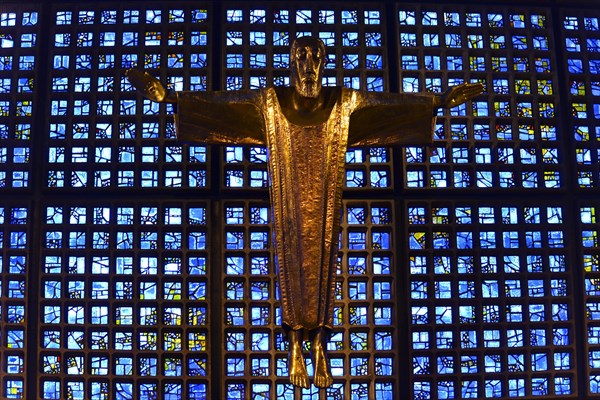 Crucifix by Karl Hemmeter in the Kaiser Wilhelm Memorial Church