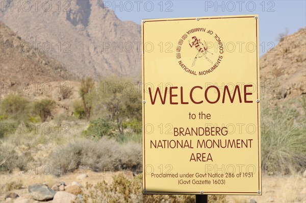 National park sign