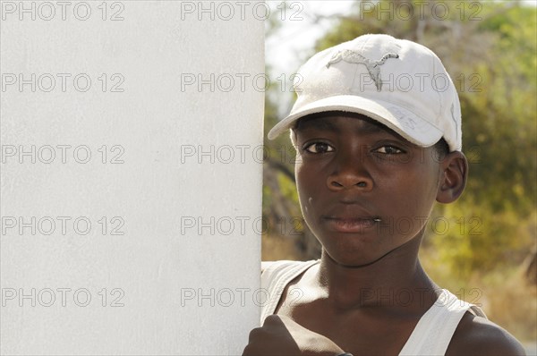 Boy in the camp of Okaukuejo