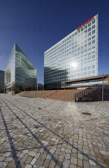 Spiegel Publishing House and the Ericus Contor building on Ericusspitze peninsula in the Brooktorkai - Ericus Quarter