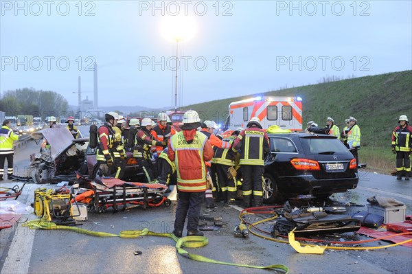 Fatal road traffic accident caused by a wrong-way driver on the A 81 motorway