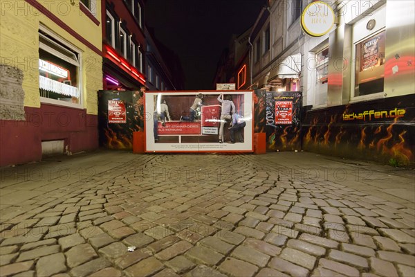 Entrance to Herbertstrasse street in the Red Light District