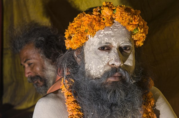 Portrait of a Shiva sadhu