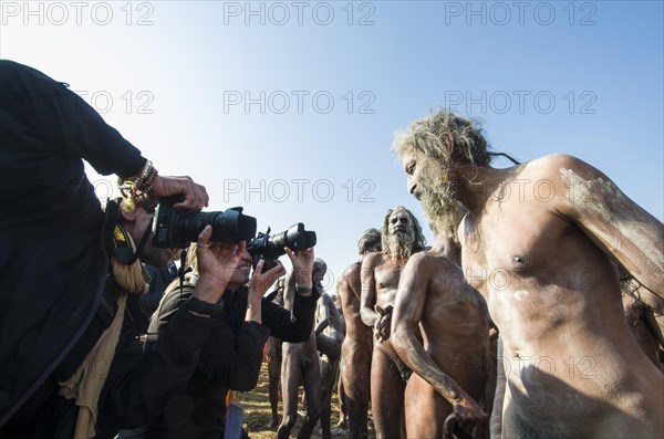 Naked Naga Sadhus