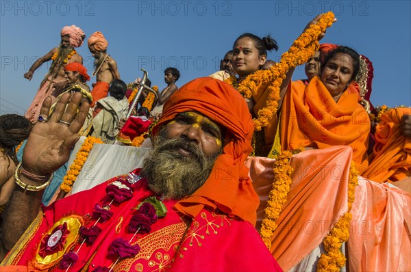 Group of sadhus