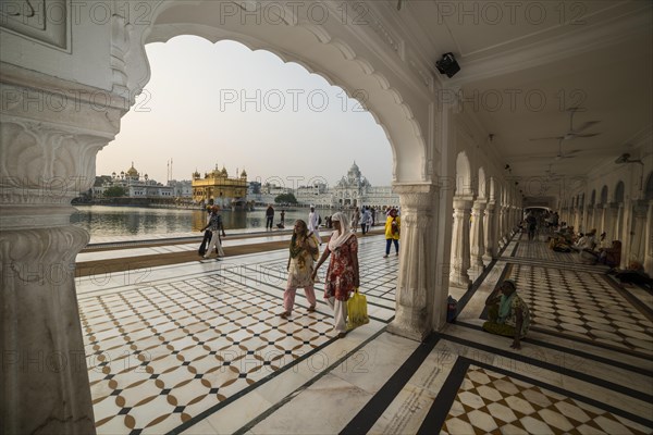 Arcades inside the temple complex