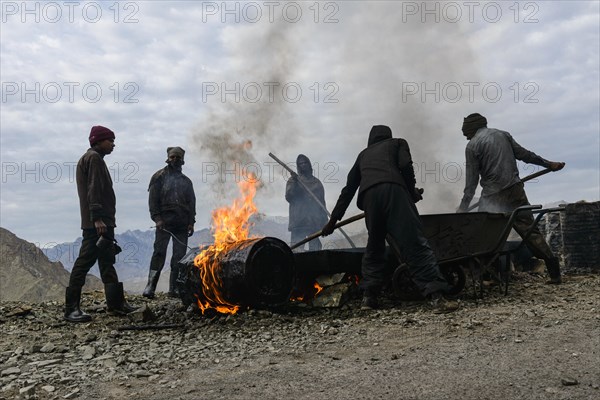 Road construction works