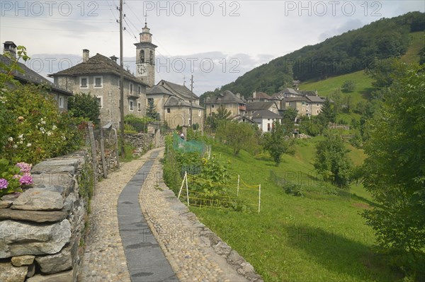 Car-free mountain village of Rasa