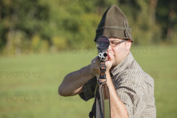 Hunter during target practice