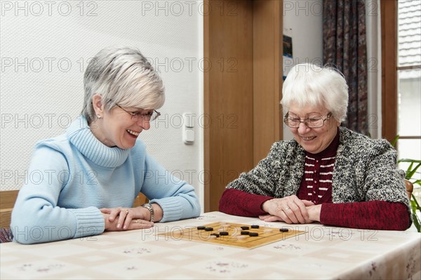 Two elderly women