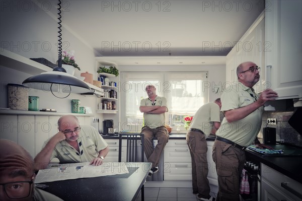 Man in a kitchen