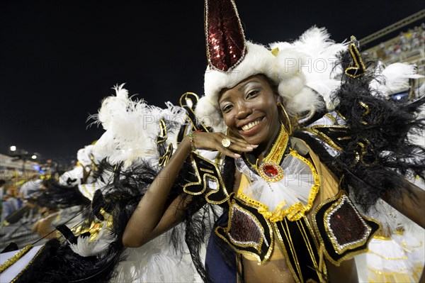 Dancer in a colourful costume