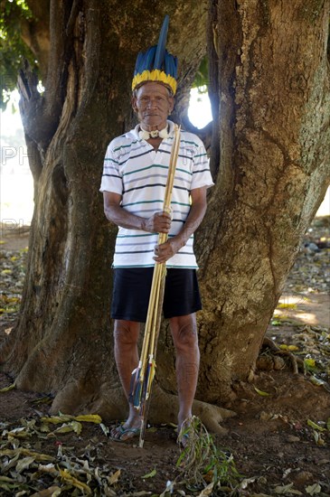 Cacique of the Xavante people